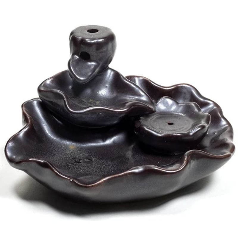 Brûleur d'Encens à Refoulement - Étang de Lotus