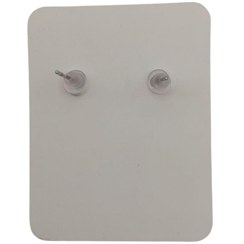 Boucles d'Oreilles Ronde en Perle de Pierre Naturelle - Obsidienne Noire - Litho Natura