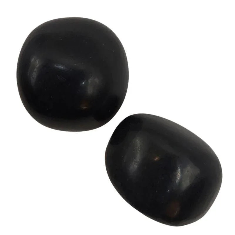 Pierres Naturelles Roulées Onyx noir - Qualité A - Litho Natura