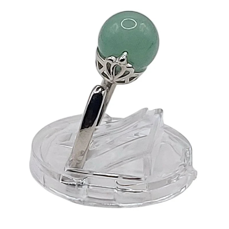 Bague Sphère en Aventurine - Qualité A