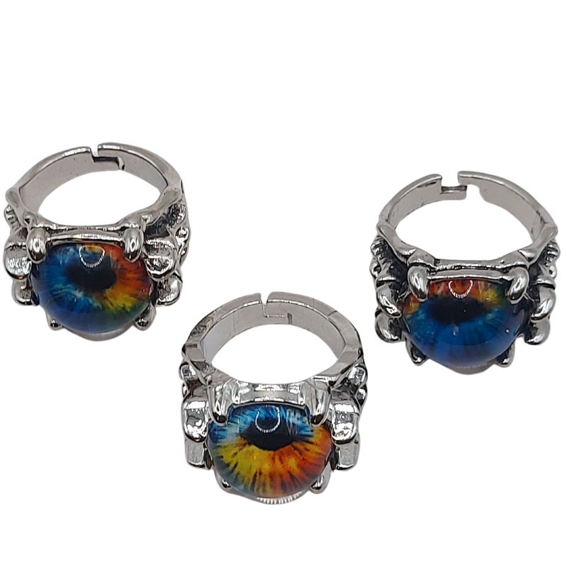 Bague Halloween - Yeux Colorés