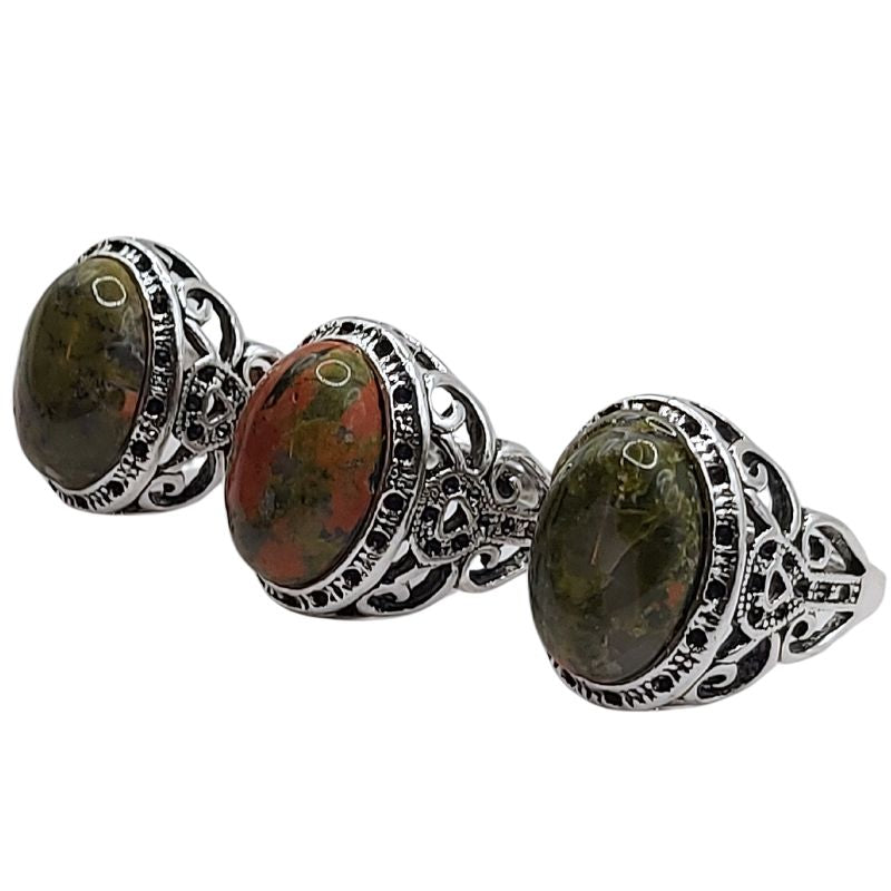Bague Naren Mixte - Unakite