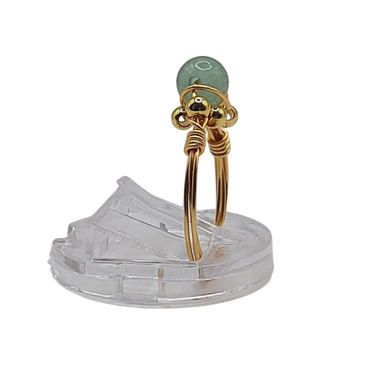 Bague en Aventurine - Style Bohème