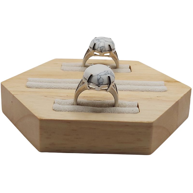 Bague marquise en Howlite - Qualité A