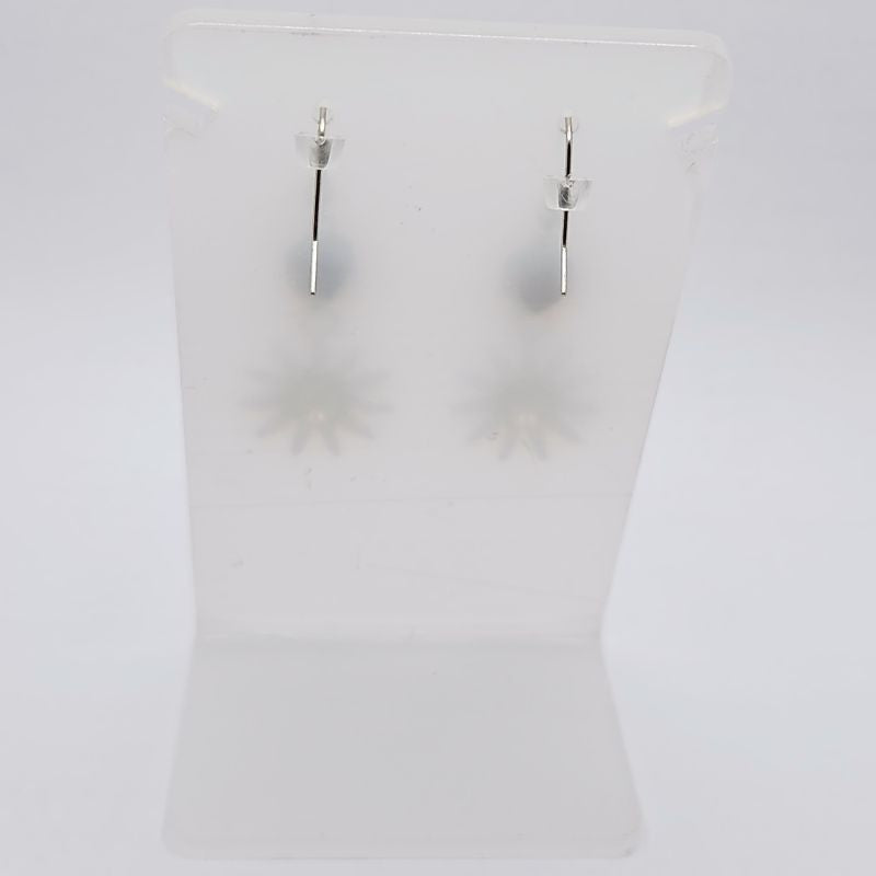 Boucles d'Oreilles Style Tibétain - Oeil de Tigre