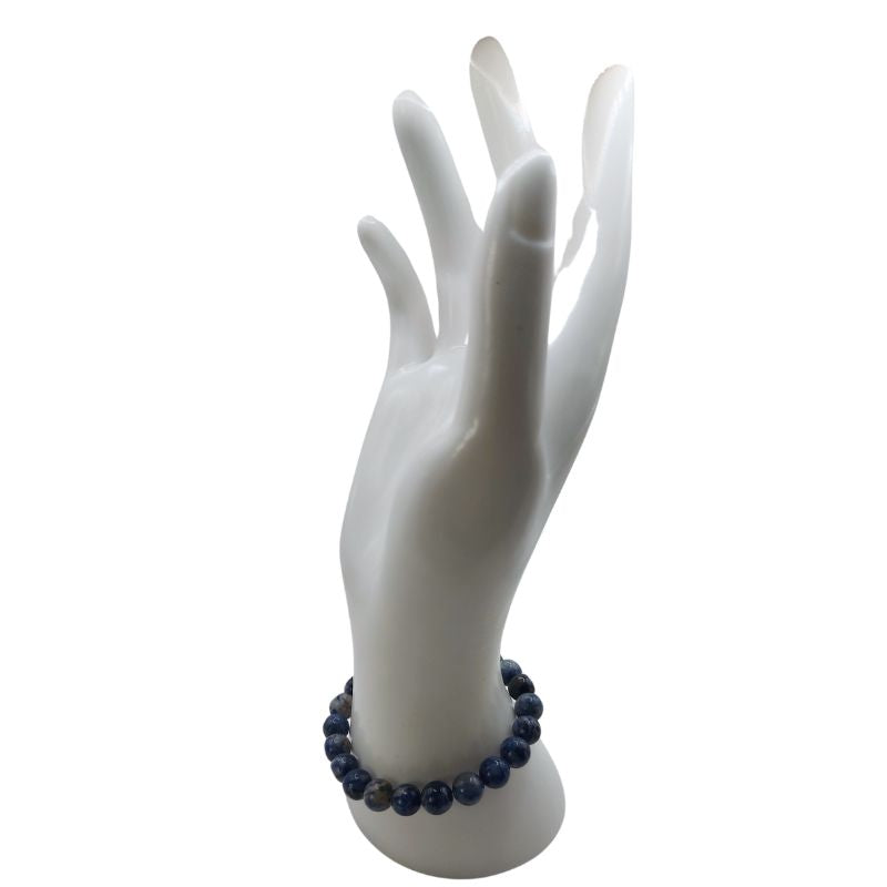 Bracelet Extensible en Pierres Naturelles - Sodalite - Litho Natura