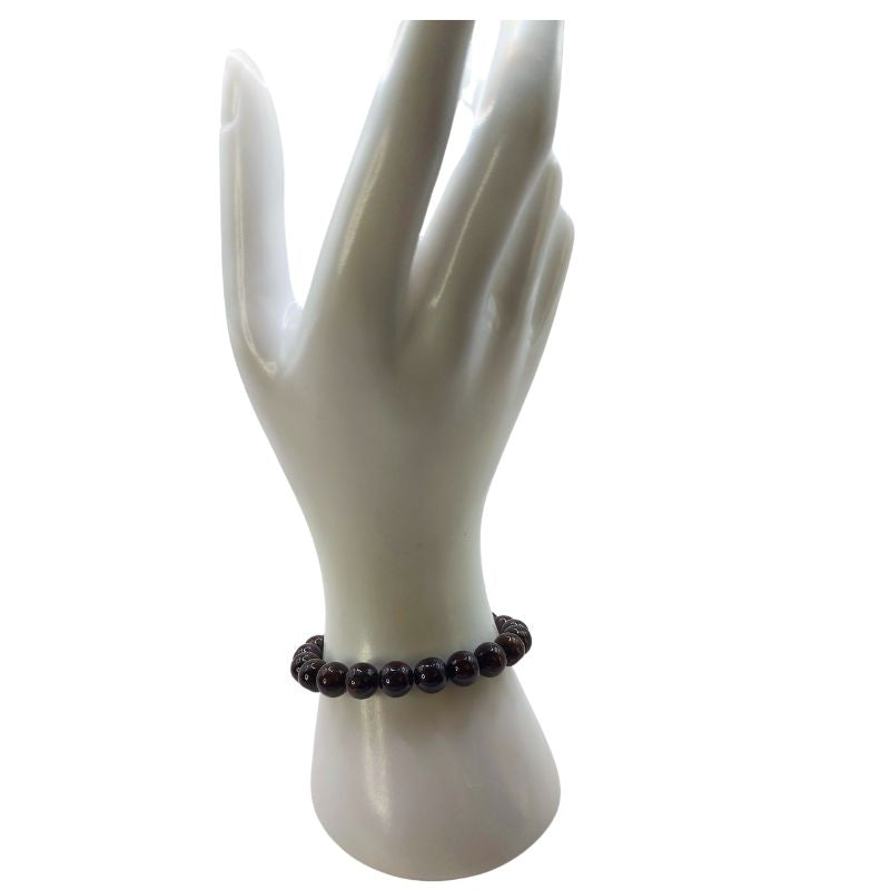 Bracelet Extensible en Pierres Naturelles - Grenat - Litho Natura