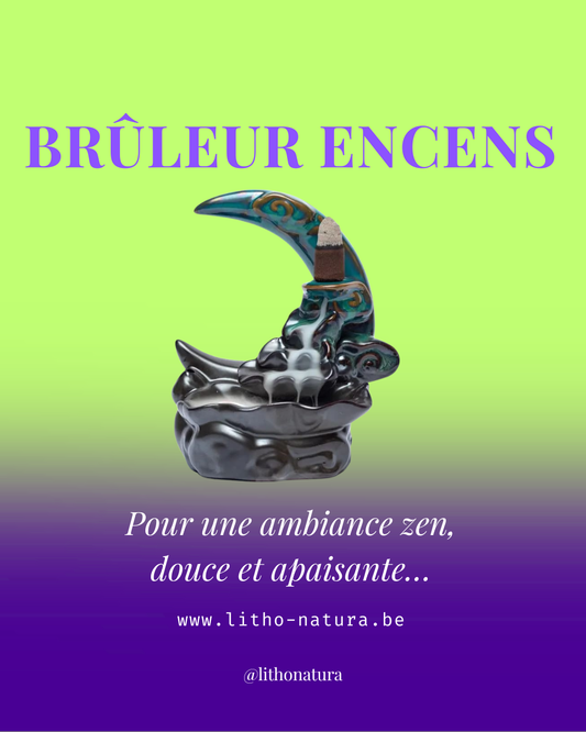 Le brûleur d’encens en forme de lune : signification, usage et bienfaits