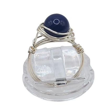 Bague en Pierre Naturelle - Lapis Lazuli - Litho Natura