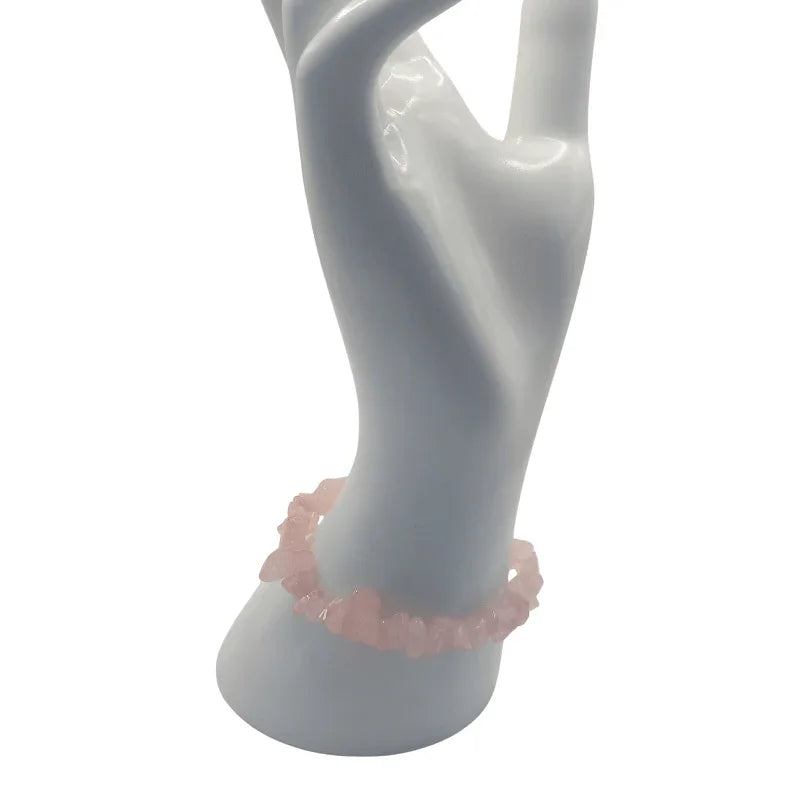 Bracelet Baroque - Quartz rose - Litho Natura