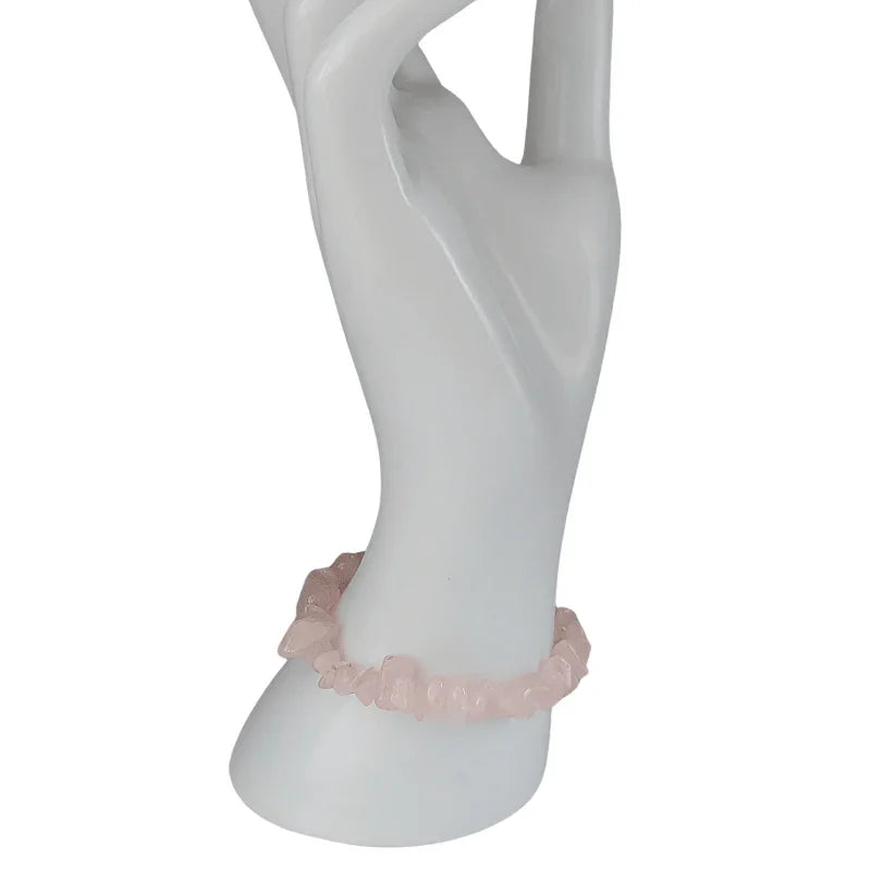 Bracelet Baroque - Quartz rose - Litho Natura