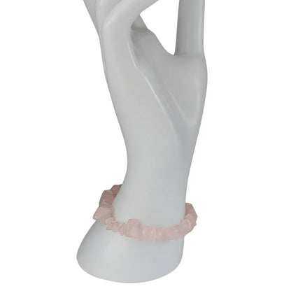 Bracelet Baroque - Quartz rose - Litho Natura