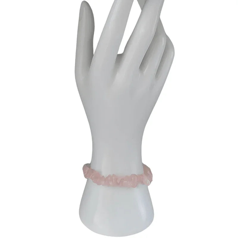 Bracelet Baroque - Quartz rose - Litho Natura