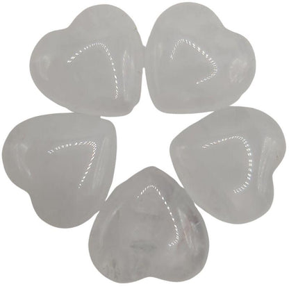 Coeur en pierre naturelle - Cristal de Roche (Qualité A) - Litho Natura