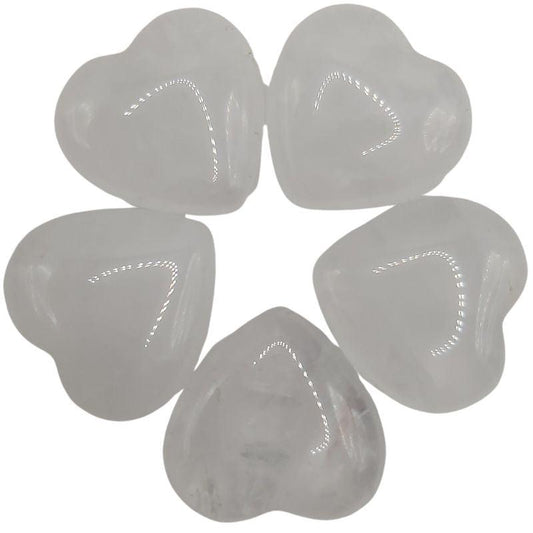 Coeur en pierre naturelle - Cristal de Roche (Qualité A) - Litho Natura