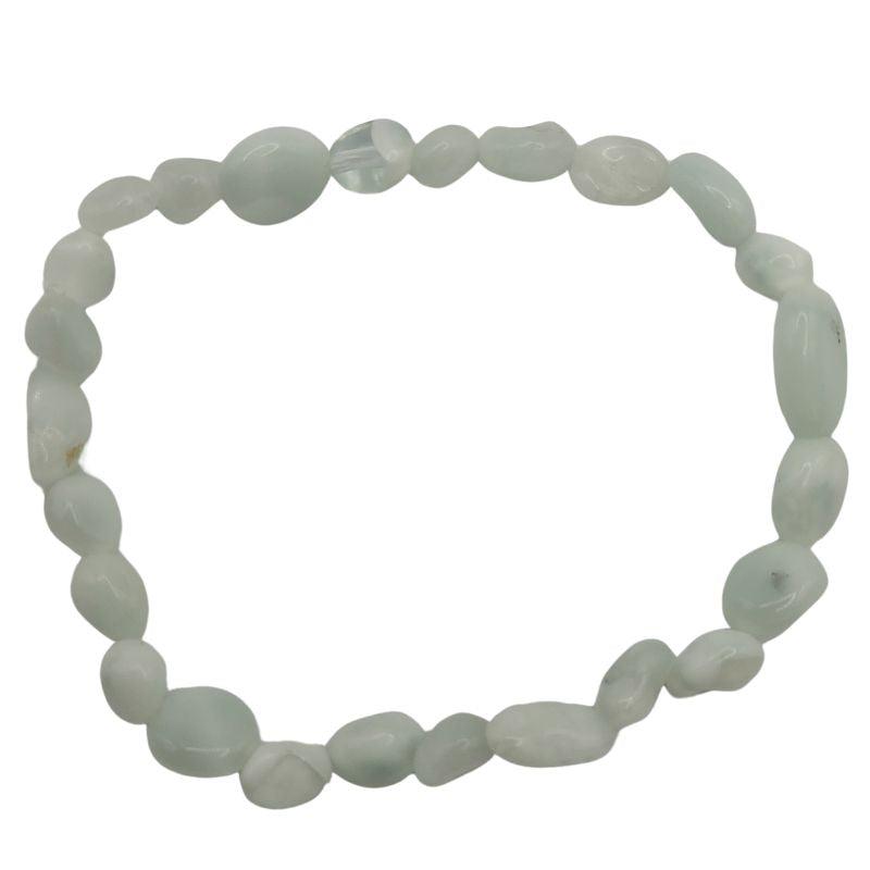 Bracelet Larimar Naturel en pierres taillées pour Enfant - Litho Natura