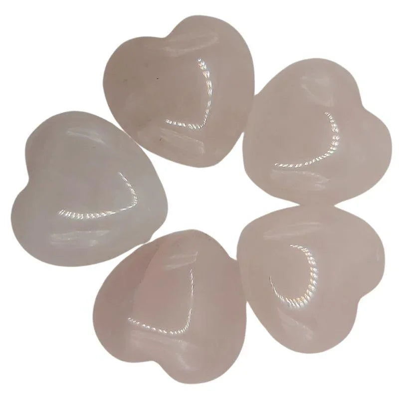 Cœur en Quartz Rose Naturel (Qualité A) - Litho Natura