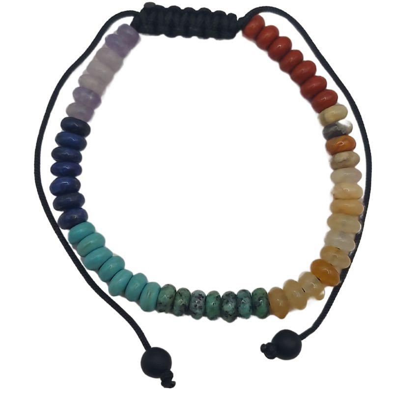 Bracelet Shamballa en pierres naturelles mixtes pour Enfants - Litho Natura