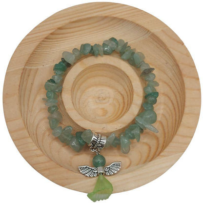 Bracelet Chips Baroque en Aventurine Verte pour Enfants - Litho Natura