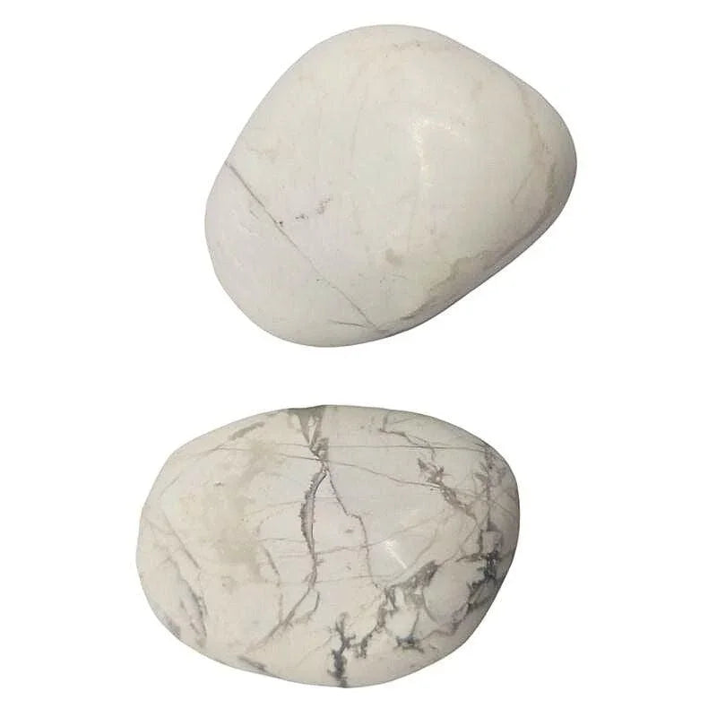 Pierres Naturelles Roulées Howlite - Qualité A - Litho Natura