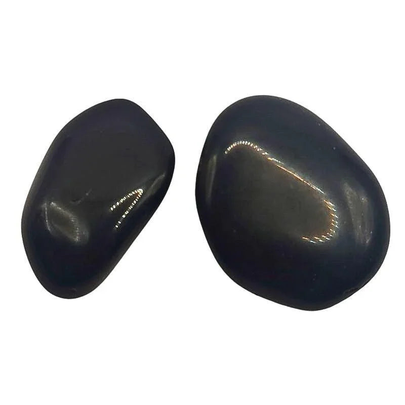 Pierres Naturelles Roulées Obsidienne Noire - Qualité AA - Litho Natura