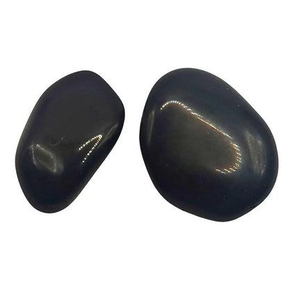 Pierres Naturelles Roulées Obsidienne Noire - Qualité AA - Litho Natura