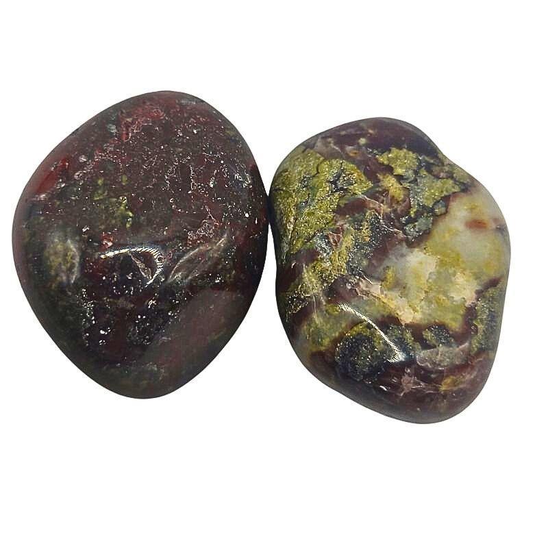Pierres Naturelles Roulées Jaspe Sang de Dragon - Qualité AB - Litho Natura
