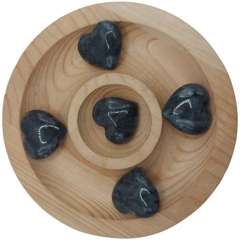 Coeur en Labradorite - Pierres Naturelles (Qualité A) - Litho Natura