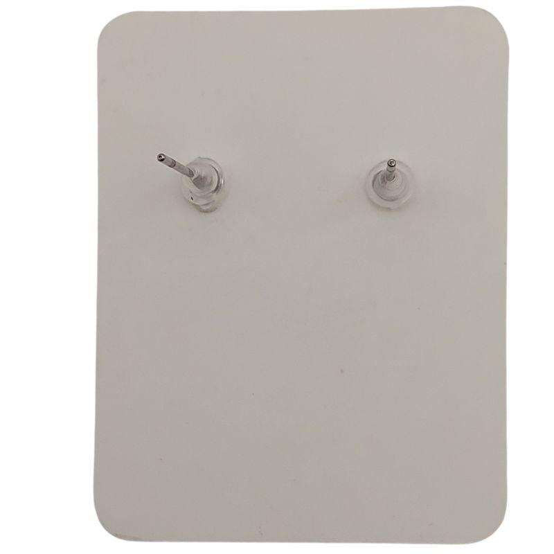 Boucles d'oreilles Rondes en Perle de pierre naturelle - Agate Noire - Litho Natura