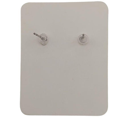 Boucles d'oreilles Rondes en Perle de pierre naturelle - Agate Noire - Litho Natura