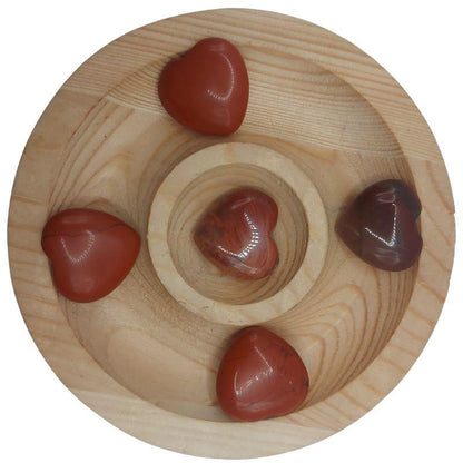 Coeur en pierre naturelle - Agate Rouge (Qualité A) - Litho Natura