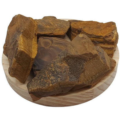 Pierres Naturelles Brutes Oeil de Tigre - Qualité A - Litho Natura