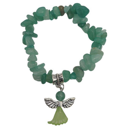 Bracelet Chips Baroque en Aventurine Verte pour Enfants - Litho Natura