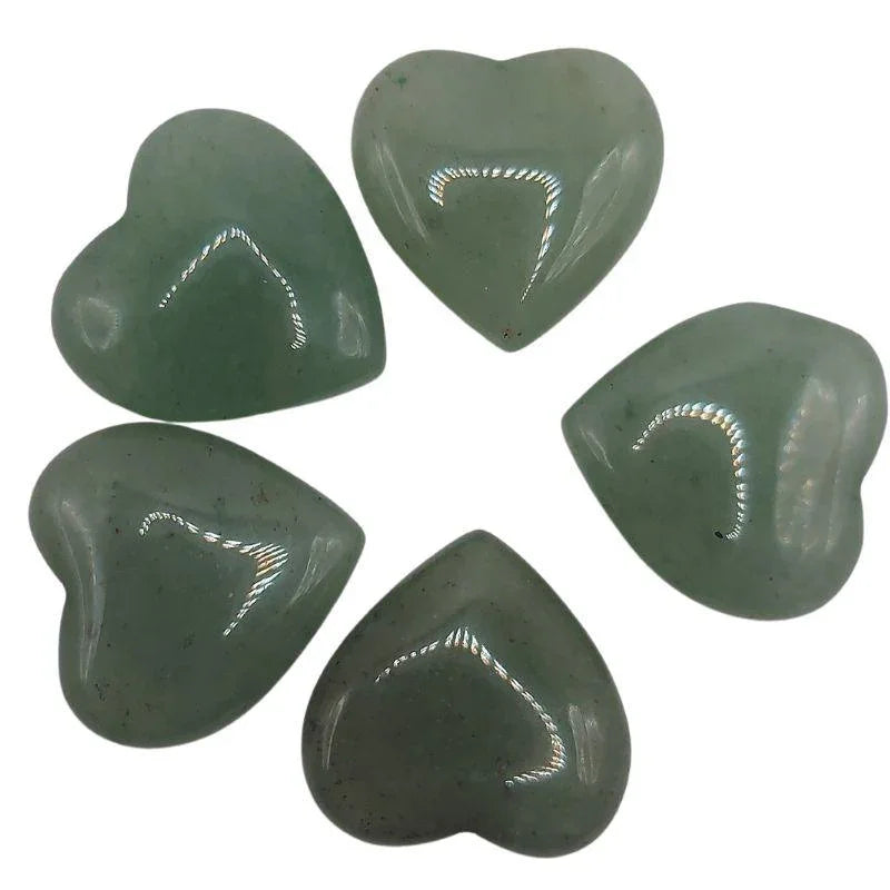 Coeur en pierre naturelle - Aventurine Verte (Qualité A) - Litho Natura