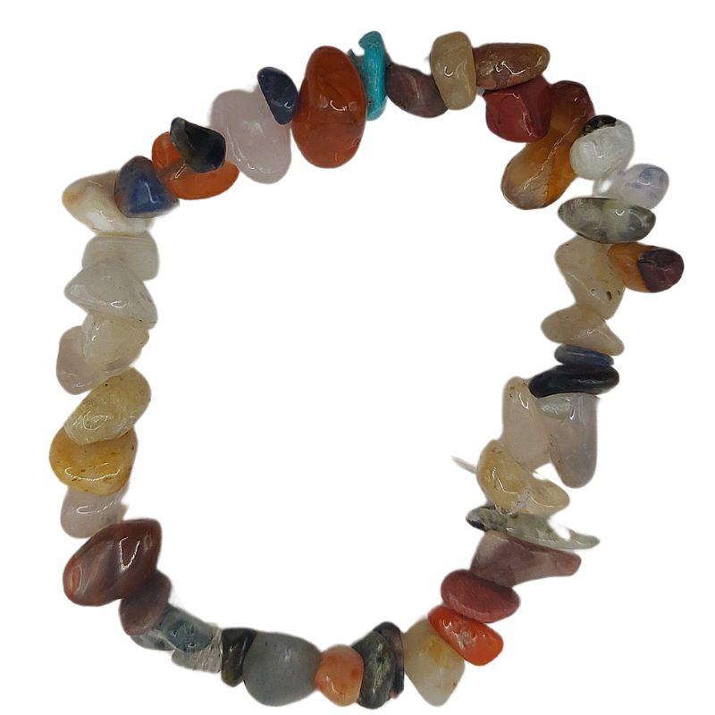 Bracelet Chips Baroque en Pierres Mixtes pour Enfants - Litho Natura