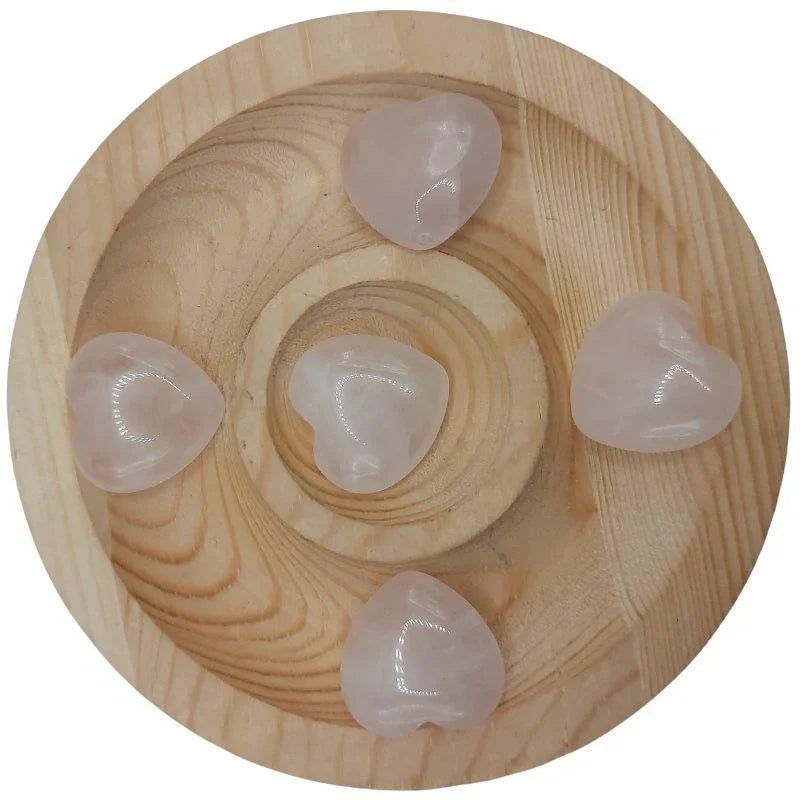 Cœur en Quartz Rose Naturel (Qualité A) - Litho Natura