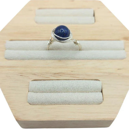 Bague en Pierre Naturelle - Lapis Lazuli - Litho Natura