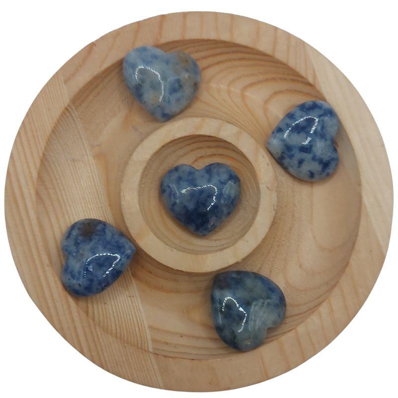 Coeur en pierre naturelle - Sodalite (Qualité A) - Litho Natura