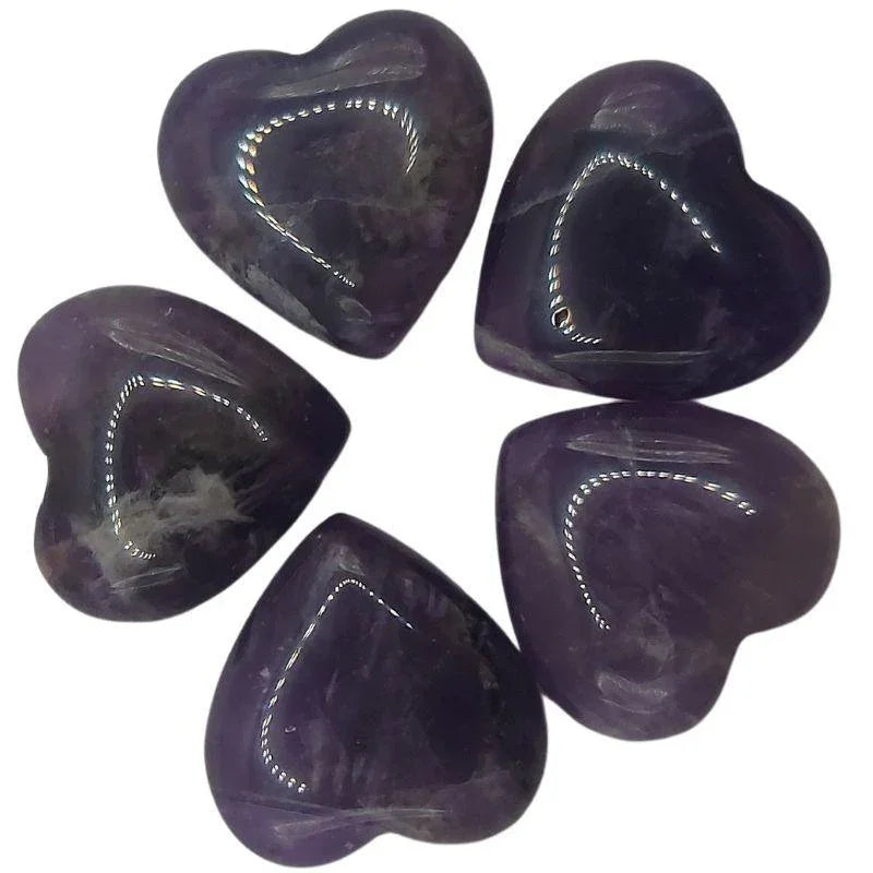 Cœur en Pierre Naturelle - Améthyste (Qualité A) - Litho Natura