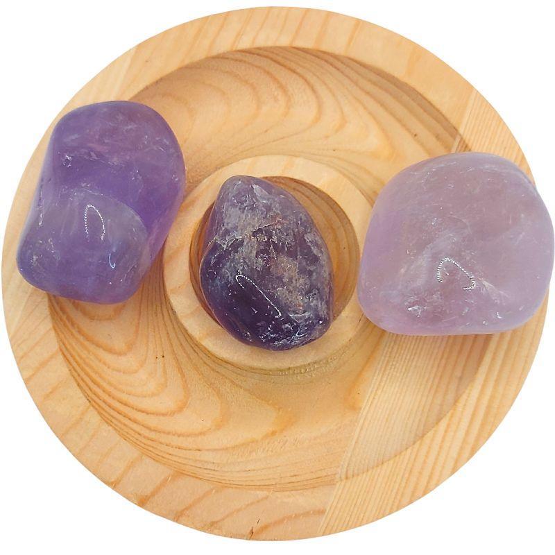 Pierres Naturelles Polies Améthyste - Qualité A - Litho Natura