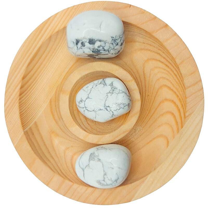 Pierres Naturelles Roulées Howlite - Qualité A - Litho Natura