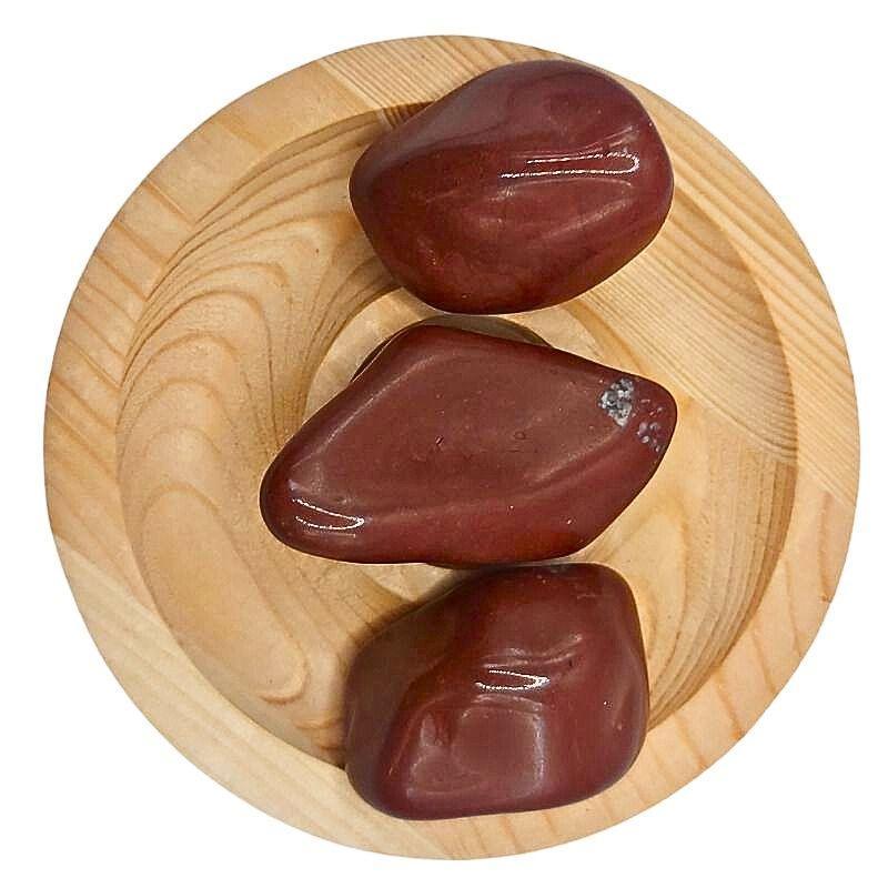 Pierres Naturelles Roulées Jaspe Rouge Foncé - Qualité A - Litho Natura