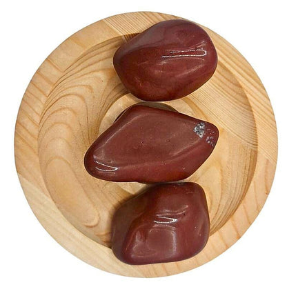 Pierres Naturelles Roulées Jaspe Rouge Foncé - Qualité A - Litho Natura