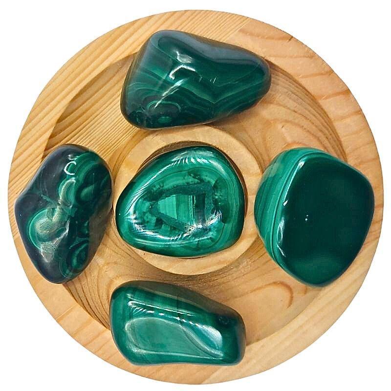 Pierres Naturelles Roulées Malachite - Qualité A - Litho Natura
