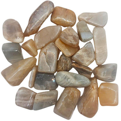 Pierres de Lune Naturelles Roulées - Qualité A - Litho Natura