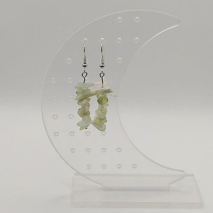 Boucles d'oreilles en pierre naturelle - Jade - Litho Natura