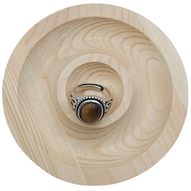 Bague Naren Mixte - Œil de Tigre