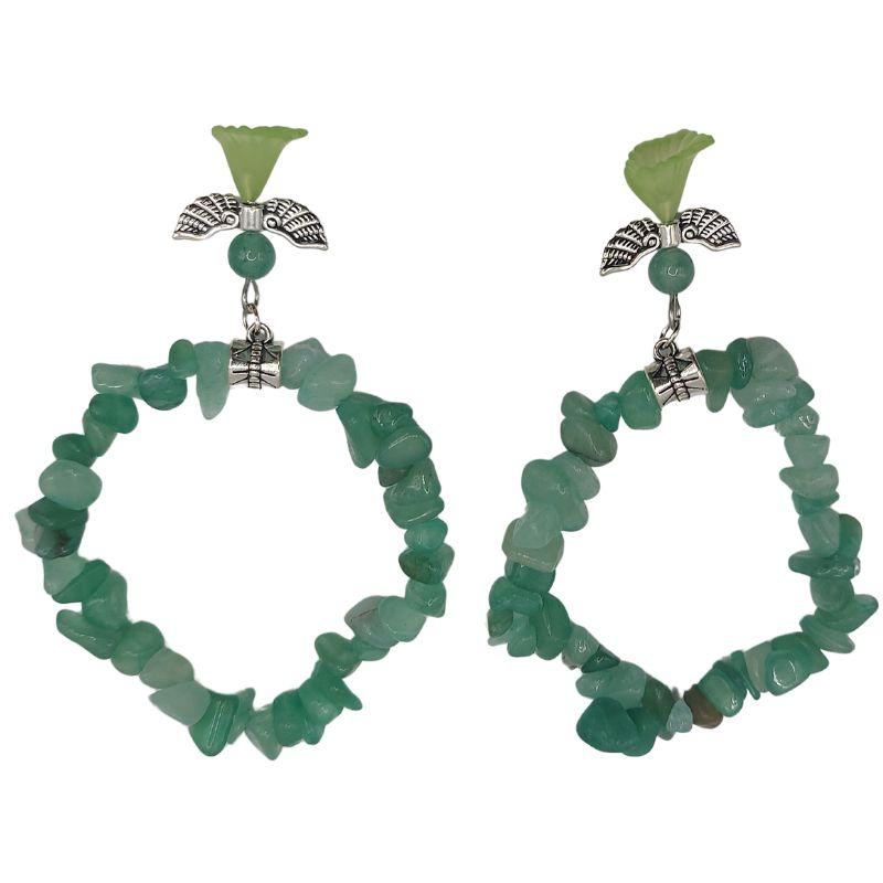 Bracelet Chips Baroque en Aventurine Verte pour Enfants - Litho Natura