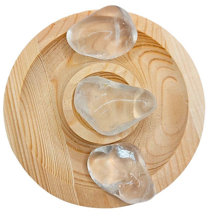 Pierres Naturelles Roulées Cristal de Roche - Qualité A - Litho Natura