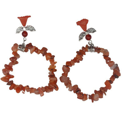 Bracelet Chips Baroque en Cornaline pour Enfants - Litho Natura